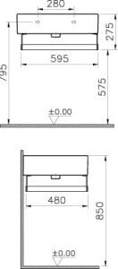 VİTRA NUOVELLA YARIM AYAK BEYAZ