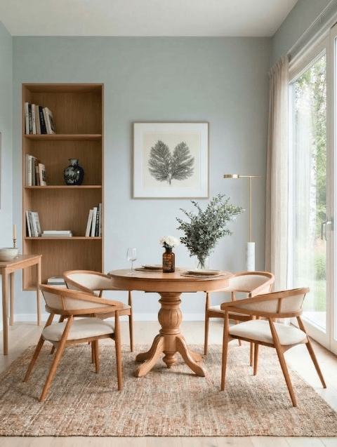 Woodenbend Lora Naturel Masa Takımı