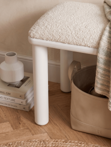 Woodenbend Arya Beyaz Bench
