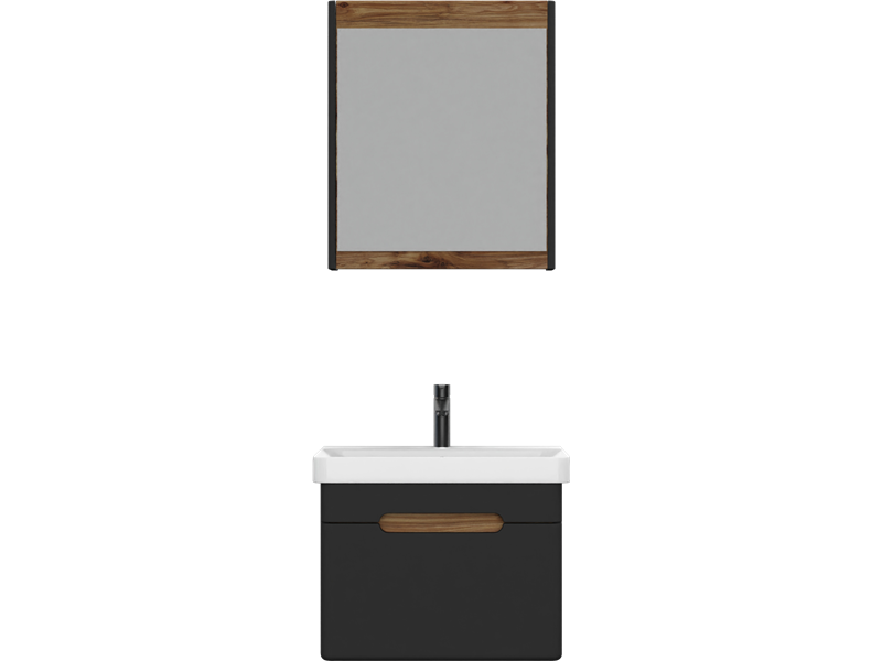 Biani Tando 60 cm Banyo Dolabı Lead