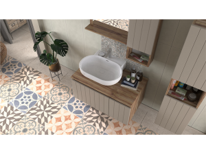Biani Nevada 90 cm Banyo Dolabı Matt Mocha