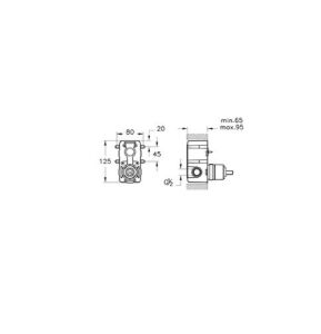 VitrA Minimax Round Ankastre Banyo Seti