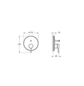 VitrA Minimax Round Ankastre Banyo Seti