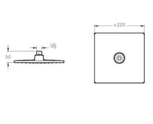 Artema Rain Q Duş Başlığı A45707STA
