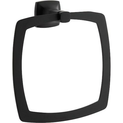 VitrA Base 400 Halka Havluluk Siyah