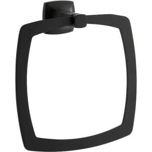 VitrA Base 400 Halka Havluluk Siyah