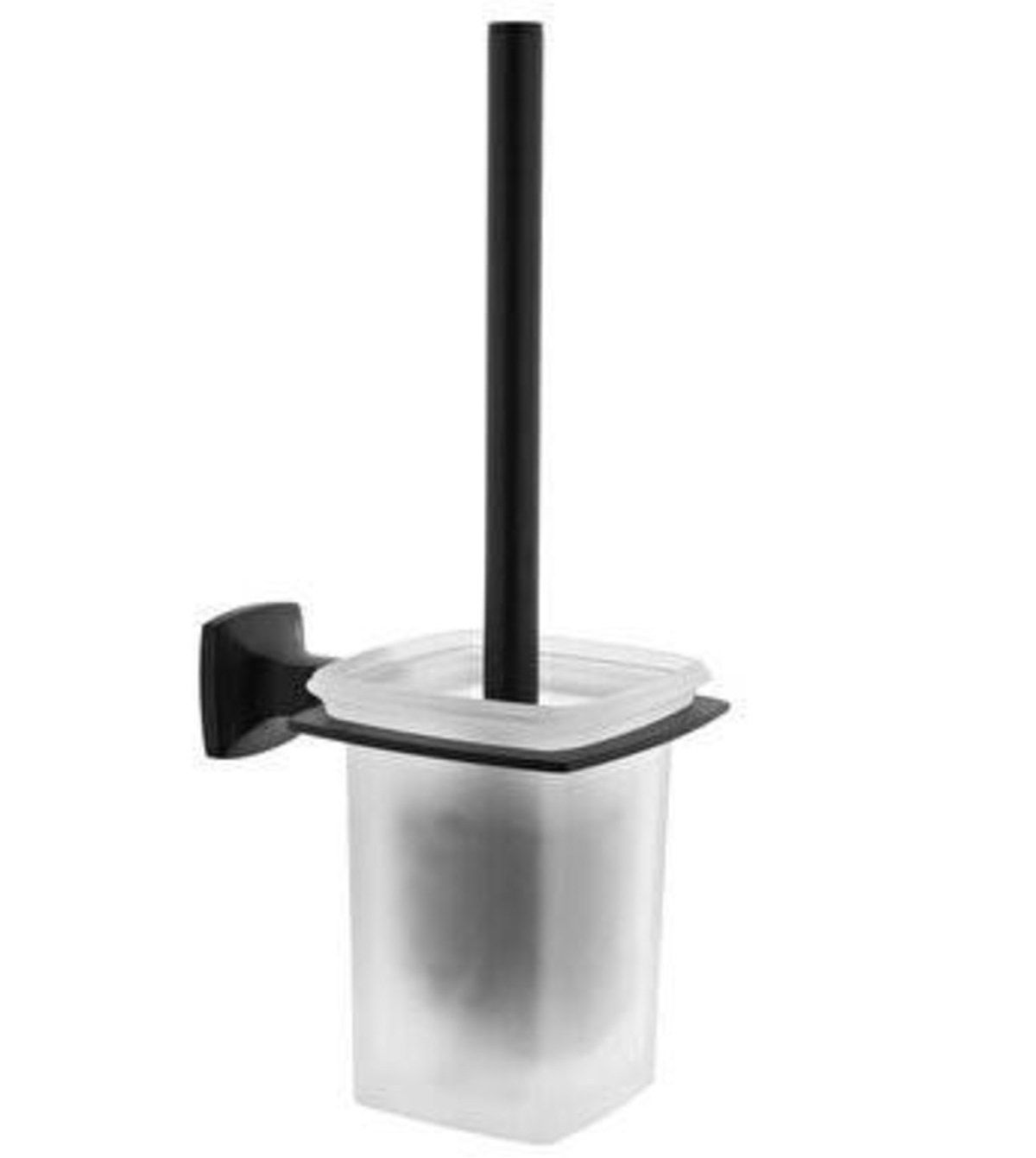 A4412536 Base 400 Tuvalet Fırçalığı Duvardan Siyah