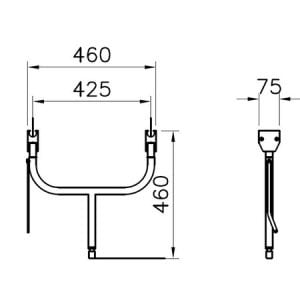 Artema Arkitekta Duş Oturağı Ayak Desteği
