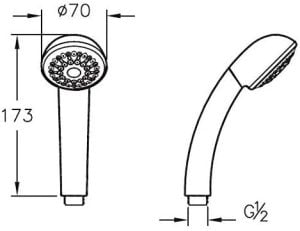 Artema Nano 1F El Duş Takımı A45696