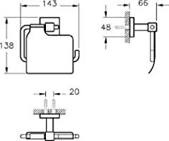 Artema Q-Line Tuvalet Kağıtlığı A44996