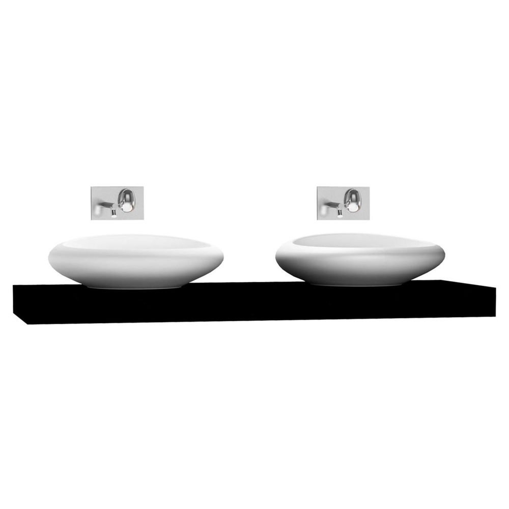 Options Lux Tezgah 160 cm Parlak Siyah