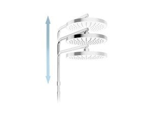 Dasa Teska Doris Round Duş Robotu İki Yönlü Krom