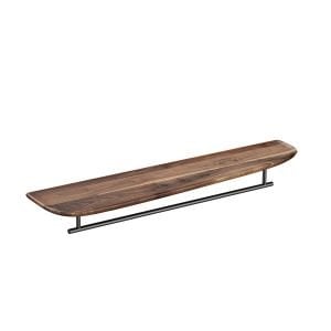 Vitra Plural Uzun Raf 75 cm, Metal Havluluklu, Koyu Meşe, sağ