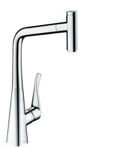 Hansgrohe Metris Select Tek Kollu Evye Bataryası