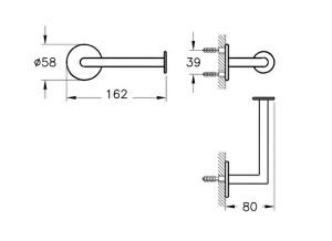 ARTEMA Origin Tuvalet Kağıtlığı Krom
