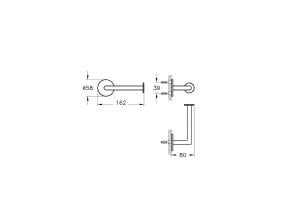 ARTEMA Origin Tuvalet Kağıtlığı FIRÇALI NİKEL