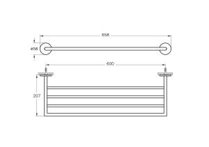 ARTEMA Origin Havluluk Üçlü, Krom