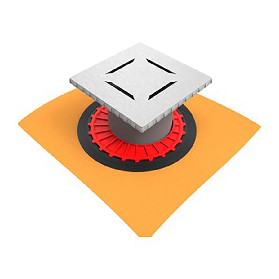 HÜPPE MASTER S_ YALITIMLI NOKTASAL SU GİDERİ 15X15  MAT_ALTT