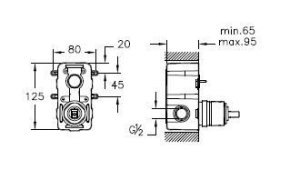 Artema Ankastre Banyo Bataryası Sıva Altı