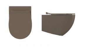 İsvea L50 Yavaş Kapanan Slim Klozet Kapağı - Vizon