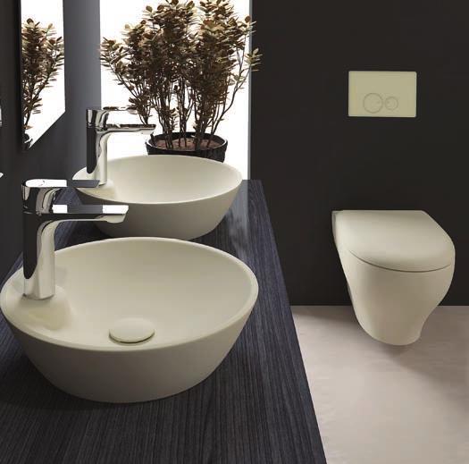 İsvea SistemaY Soft Tezgahüstü Lavabo 45 cm - Fildişi