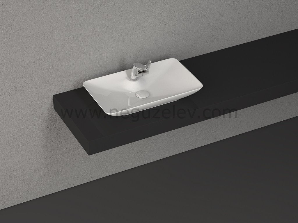 İsvea SistemaY Clear S&S Tezgahüstü Lavabo 65 cm