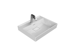 CERASTYLE SHARP ETAJERLİ LAVABO 60X48 CM