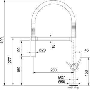 Lounge Spiralli Krom