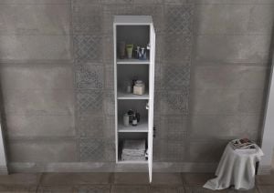 PİERRE CARDİN STAR SİDE CABİNET (BOY DOLABI)  L ANTİQUE BEYAZ