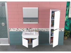 PİERRE CARDİN SUMMER SEASONS BOY DOLABI SOFT BEYAZ SİDE CABİNET