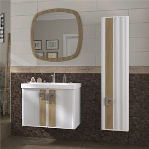 PİERRE CARDİN ABİS 80 CM A.WHITE WİLLOW BANYO DOLABI