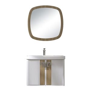 PİERRE CARDİN ABİS 80 CM A.WHITE WİLLOW BANYO DOLABI