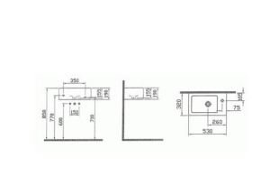 Vitra Nuovella Lavabo 53x32 cm