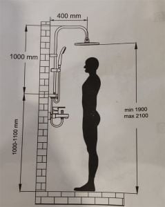 DASA ADEL LİDO RAİN SÜRGÜLÜ DUŞ SETİ