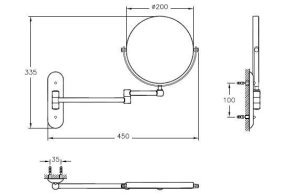 Artema Arkitekta Makyaj Aynası