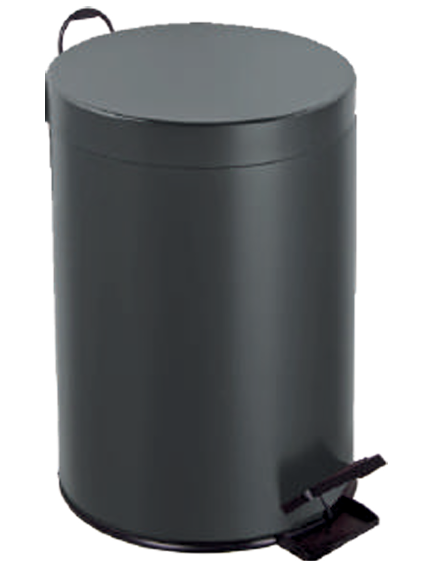 ONNO SİYAH PEDALLI ÇÖP KOVASI 5LT SİYAH