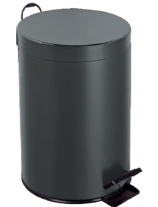 ONNO SİYAH PEDALLI ÇÖP KOVASI 5LT SİYAH