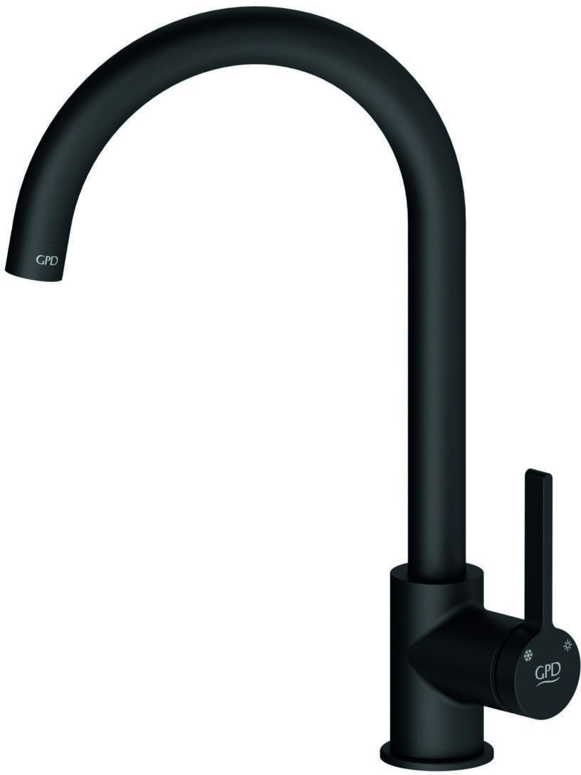 GPD MTE165 -S GİLDO TEK GÖVDE EVİYE BATARYASI SİYAH