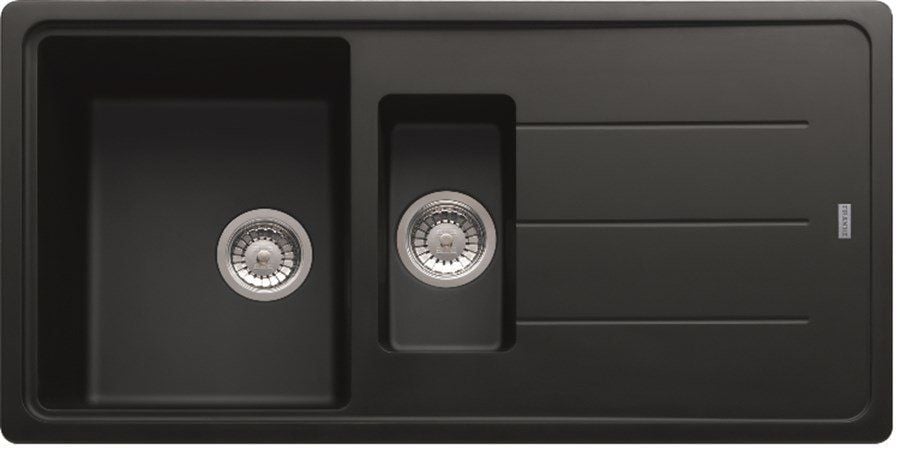 FRANKE BASIS BFG 651 NERO 1.5 GÖZLÜ SAĞ/SOL DAMLALIKLI GRANİT EVYE