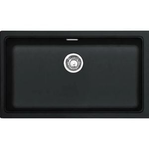 FRANKE KUBUS KBG 110-70 NERO TEK GÖZLÜ DAMLALIKSIZ GRANIT EVİYE