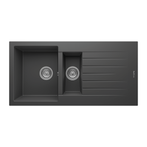 REAL STONE TROYA100 GRANİT EVİYE P005 ANTRASİT