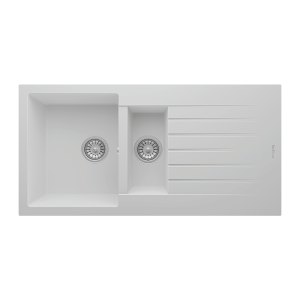 REAL STONE TROYA100 GRANİT EVİYE P005 BEYAZ