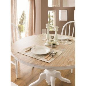 WOODENBEND TONDO MASA BEYAZ