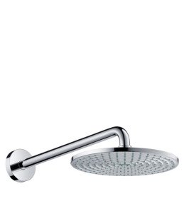 Hansgrohe Raindance S Tepe duşu 240 1 jet, Ecosmart, 9 lt/dk, duş dirseği ile