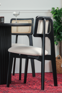 Negüzelev Lucas Sandalye Siyah