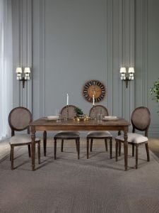 Negüzelev Gent Masif Masa Takımı