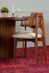 Negüzelev Lucas Masa Takımı Ceviz