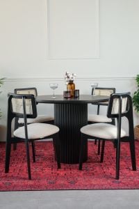 Negüzelev Lucas Masa Takımı Siyah