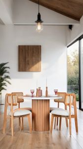 Negüzelev Lucas Masa Takımı Beyaz Meşe