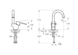 Artema Axe S Lavabo Bataryası
